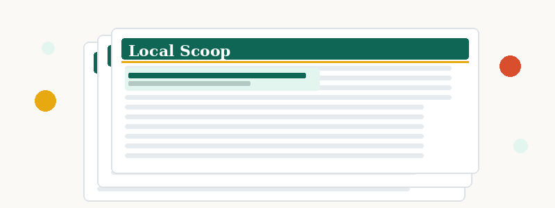Local Scoop newsletter illustration
